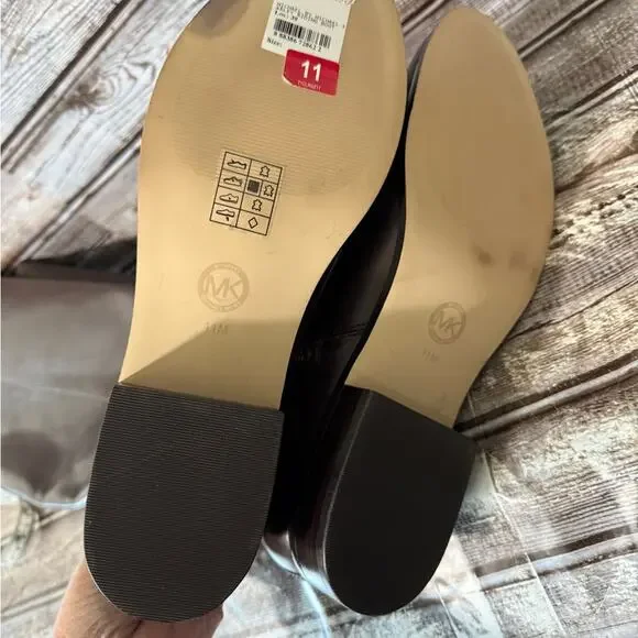 New Michael Kors ST14G brown leather riding boots size 11 - Picture 6 of 8